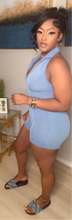 Load image into Gallery viewer, EVERYDAY MOVES ROMPER(DENIM BLUE)
